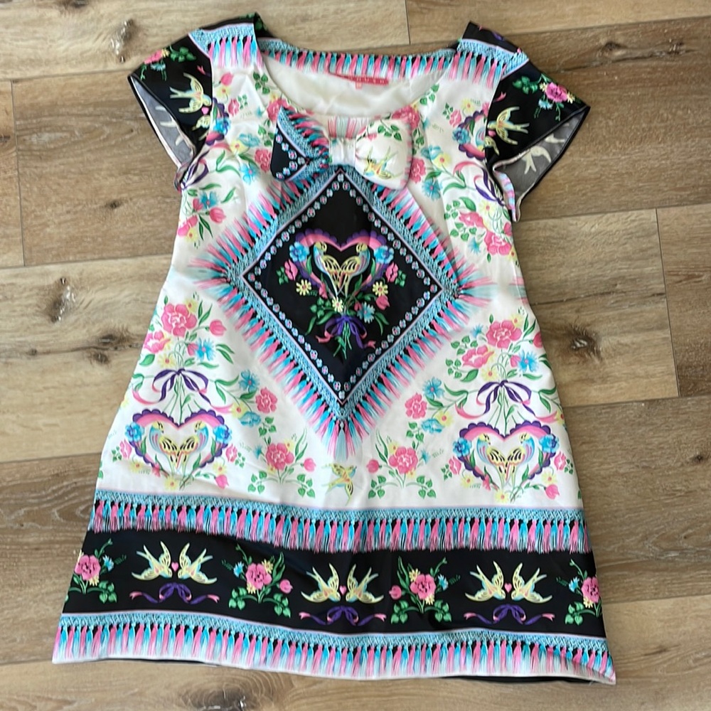 Manoush floral short woman dress (size 38 European) in excellent conditions